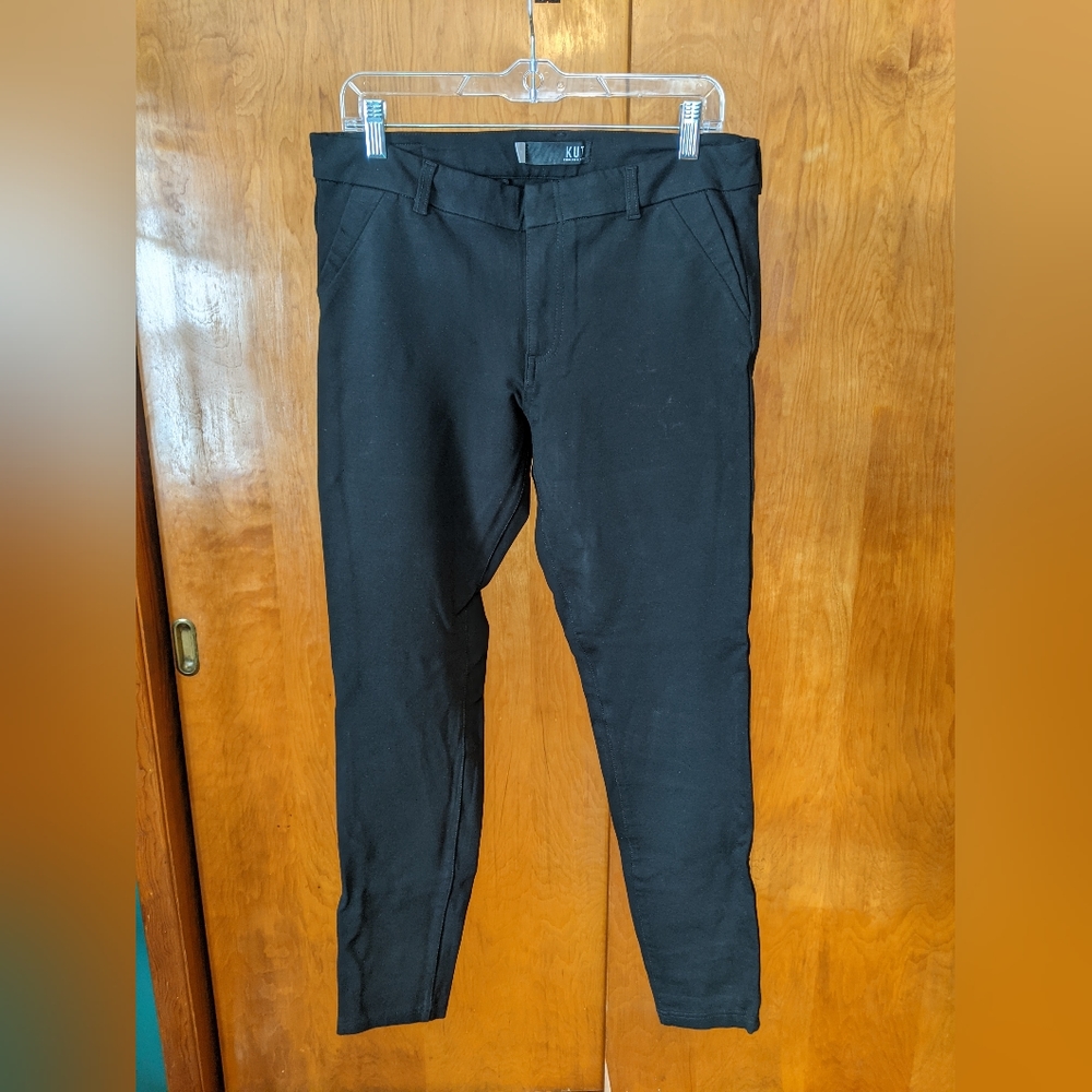 Kut From The Kloth Women's Pants, Size 12, Black
